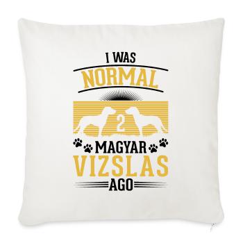 Magyar Vizsla Gift Wirehaired Vizsla - Sofa pillowcase 17,3'' x 17,3'' (45 x 45 cm) - natural white - Front