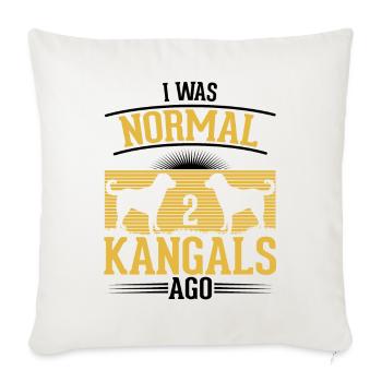 Kangal Anatolian Berger Chien Karabash - Housse de coussin décorative 45 x 45 cm - blanc nature - Devant