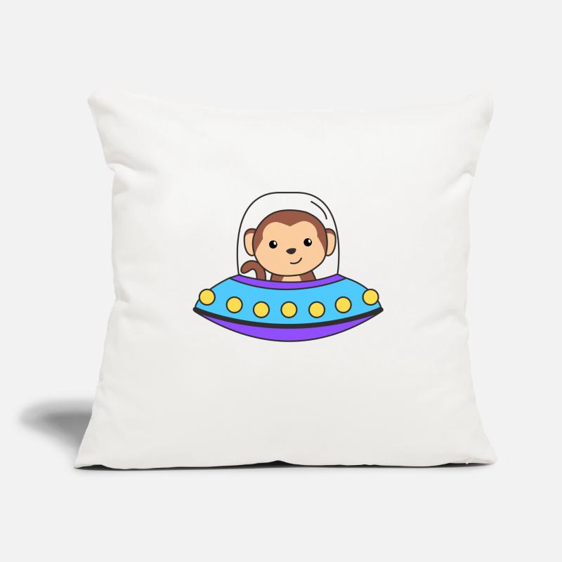Monkey UFO Space Universe Sofa pillowcase 17,3'' x 17,3'' (45 x 45 cm)