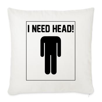 I need Head - Sofa pillowcase 17,3'' x 17,3'' (45 x 45 cm) - natural white - Front