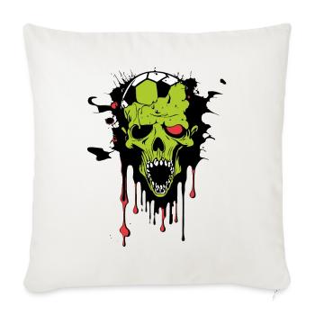 Soccer Zombie - Sofa pillowcase 17,3'' x 17,3'' (45 x 45 cm) - natural white - Front