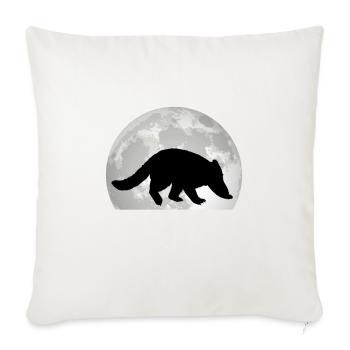 Coati Moon Coati - Sofa pillowcase 17,3'' x 17,3'' (45 x 45 cm) - natural white - Front