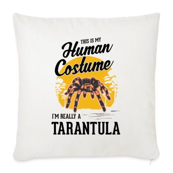 Tarantula Halloween Spider Tarantula - Sofa pillowcase 17,3'' x 17,3'' (45 x 45 cm) - natural white - Front