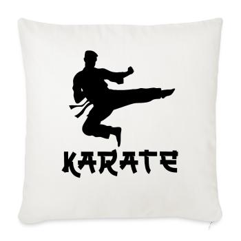 Karaté - Housse de coussin décorative 45 x 45 cm - blanc nature - Devant