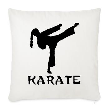 Karate - Sofa pillowcase 17,3'' x 17,3'' (45 x 45 cm) - natural white - Front