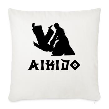Aikido - Sofa pillowcase 17,3'' x 17,3'' (45 x 45 cm) - natural white - Front