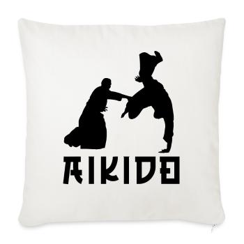 Aikido - Sofa pillowcase 17,3'' x 17,3'' (45 x 45 cm) - natural white - Front