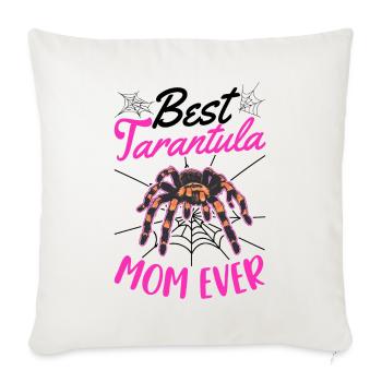 Meilleure maman tarentule de tous les temps Tarantel Mama - Housse de coussin décorative 45 x 45 cm - blanc nature - Devant