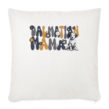 Dalmatien Groovy Dalmatien Maman - Housse de coussin décorative 45 x 45 cm - blanc nature - Devant