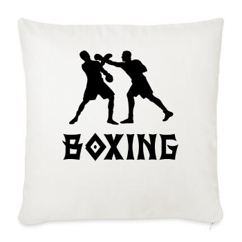 Boxing - Sofa pillowcase 17,3'' x 17,3'' (45 x 45 cm) - natural white - Front