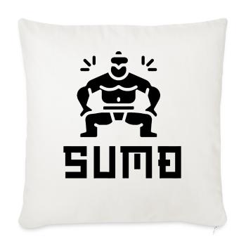Sumo - Housse de coussin décorative 45 x 45 cm - blanc nature - Devant