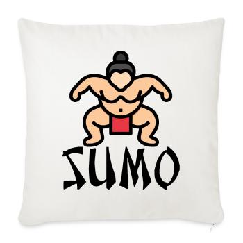 Sumo - Housse de coussin décorative 45 x 45 cm - blanc nature - Devant