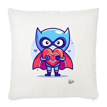 Sweet Hero: Heart in Hand, Love in the Country - Sofa pillowcase 17,3'' x 17,3'' (45 x 45 cm) - natural white - Front