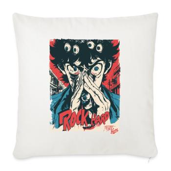 Monster Eyes Rock Hard - Sofa pillowcase 17,3'' x 17,3'' (45 x 45 cm) - natural white - Front