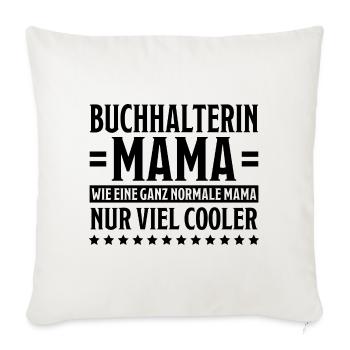 Buchhalterin Spruch Finanzen Buchhalterin Geschenk - Sofakissenbezug 45 x 45 cm - Naturweiß  - Vorne