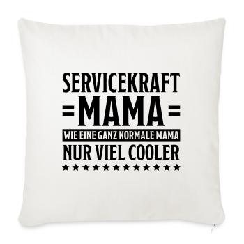 Servicekraft Dienstleistung Servicekraft Geschenk - Sofakissenbezug 45 x 45 cm - Naturweiß  - Vorne