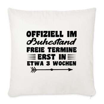 Offiziell Im Ruhestand - Sofakissenbezug 45 x 45 cm - Naturweiß  - Vorne