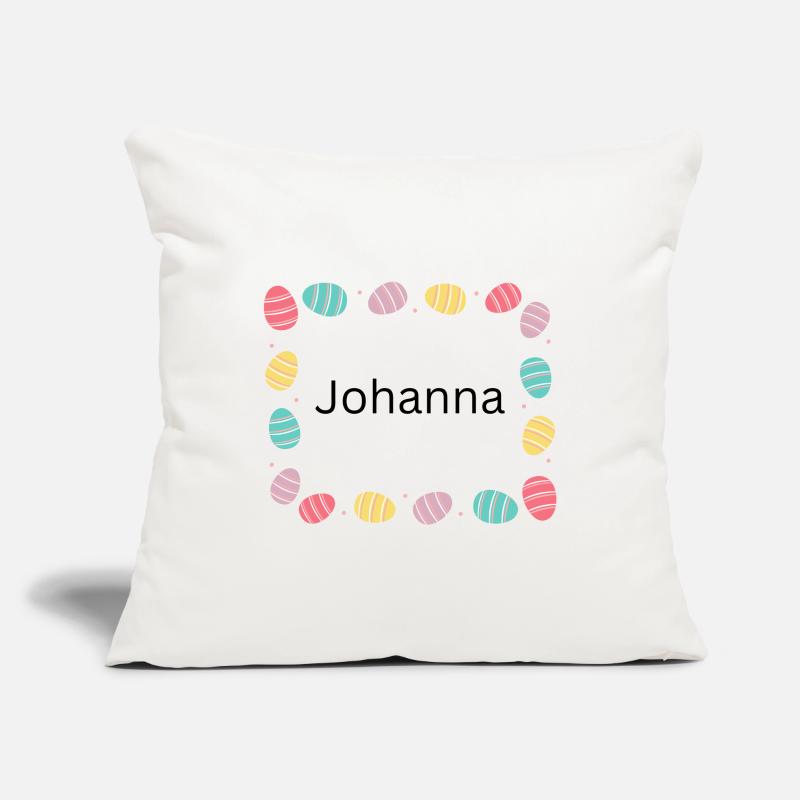 Pastel Egg Frame Pattern Johanna Sofa pillowcase 17,3'' x 17,3'' (45 x 45 cm)