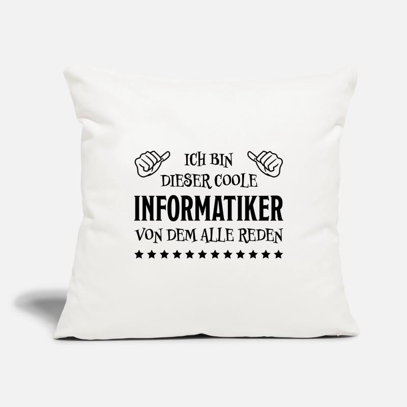 Informatiker Lustig Spruch Programmierer Geschenk Sofakissenbezug 45 x 45 cm
