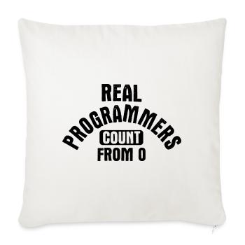 Software Ingenieur Informatiker Programmierer - Sofakissenbezug 45 x 45 cm - Naturweiß  - Vorne