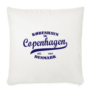 Copenhague Danemark cadeau nord disant - Housse de coussin décorative 45 x 45 cm - blanc nature - Devant