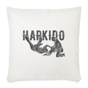 Koreanischer Kampfsport Hapkido - Sofakissenbezug 45 x 45 cm - Naturweiß  - Vorne