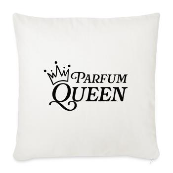 Parfum Queen - Sofakissenbezug 45 x 45 cm - Naturweiß  - Vorne