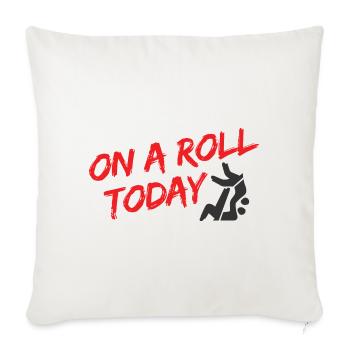 BJJ Jiu Jitsu - Sofakissenbezug 45 x 45 cm - Naturweiß  - Vorne