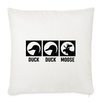Canard Canard Orignal - Housse de coussin décorative 45 x 45 cm - blanc nature - Devant