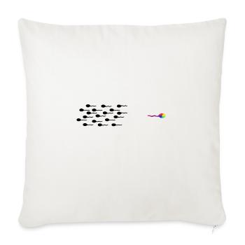 Unique - Housse de coussin décorative 45 x 45 cm - blanc nature - Devant