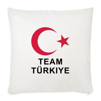 Team Türkiye Design - Sofa pillowcase 17,3'' x 17,3'' (45 x 45 cm) - natural white - Front