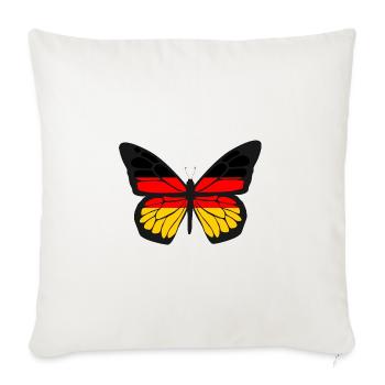 Germany Flag German Flag Used Look Homeland - Sofa pillowcase 17,3'' x 17,3'' (45 x 45 cm) - natural white - Front