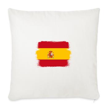 Spain Flag Vintage Spanish Flag Used Look - Sofa pillowcase 17,3'' x 17,3'' (45 x 45 cm) - natural white - Front