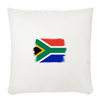 South Africa flag Africa South African flag - Sofa pillowcase 17,3'' x 17,3'' (45 x 45 cm) - natural white - Front