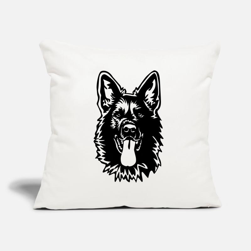 German Shepherd Head Sofa pillowcase 17,3'' x 17,3'' (45 x 45 cm)
