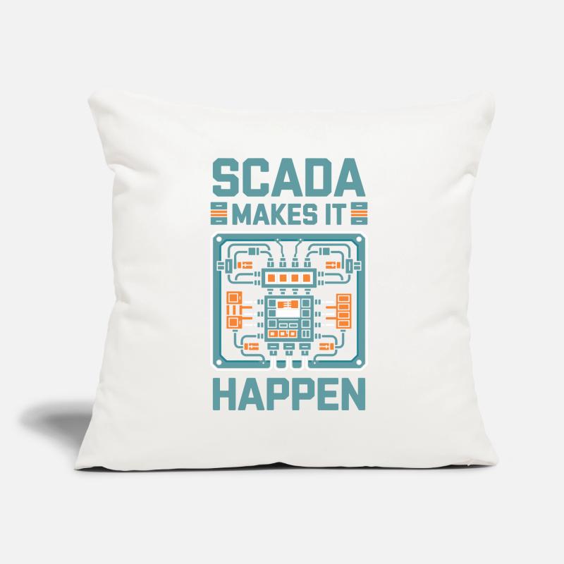 SCADA Makes It Happen Automation Technology Sofa pillowcase 17,3'' x 17,3'' (45 x 45 cm)