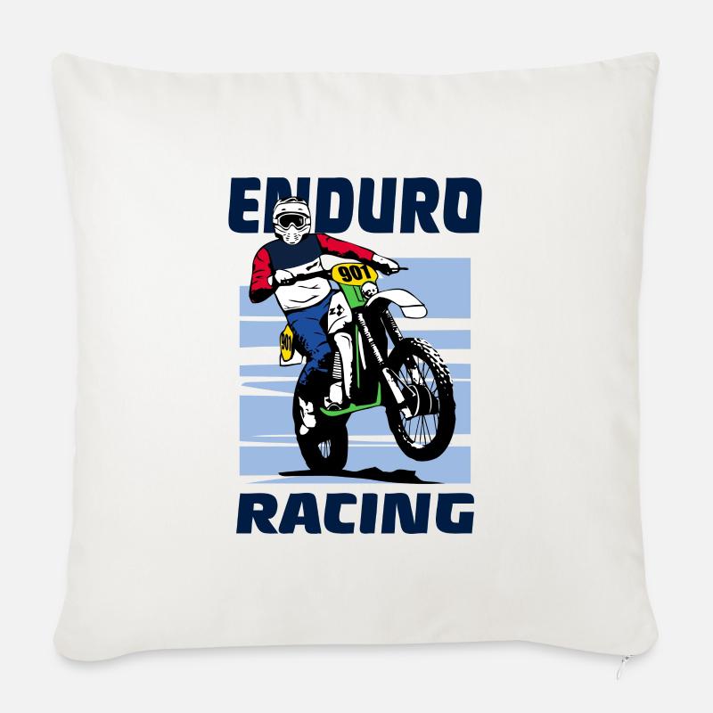 Enduro - Sofakissenbezug 45 x 45 cm - Naturweiß 