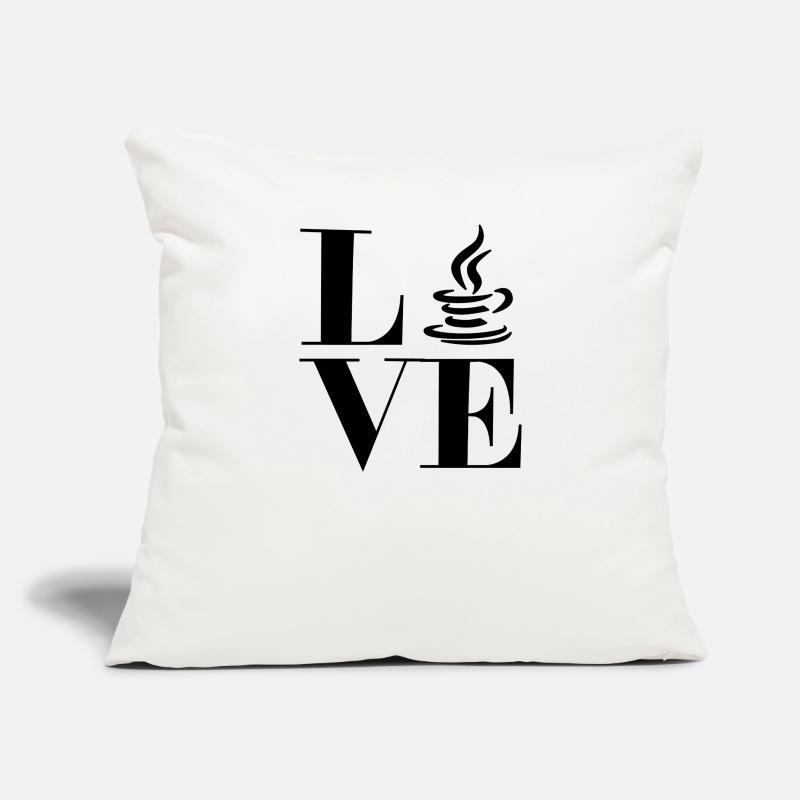 Ich liebe Java Sofakissenbezug 45 x 45 cm