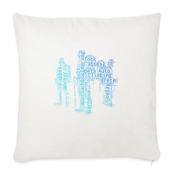 Bouldering Climbers Bouldering Bouldering Women - Sofa pillowcase 17,3'' x 17,3'' (45 x 45 cm) - natural white - Front
