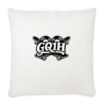 GQ1H skate  - Housse de coussin décorative 45 x 45 cm - blanc nature - Devant
