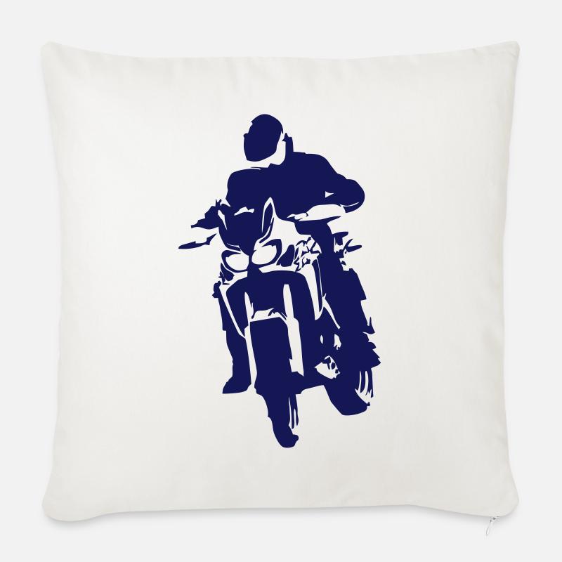 Enduro  - Sofakissenbezug 45 x 45 cm - Naturweiß 