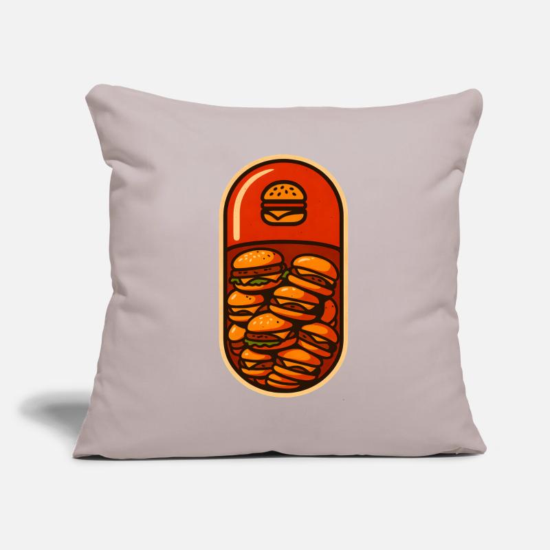 Funny Hamburger Stack Lover Design Sofa pillowcase 17,3'' x 17,3'' (45 x 45 cm)