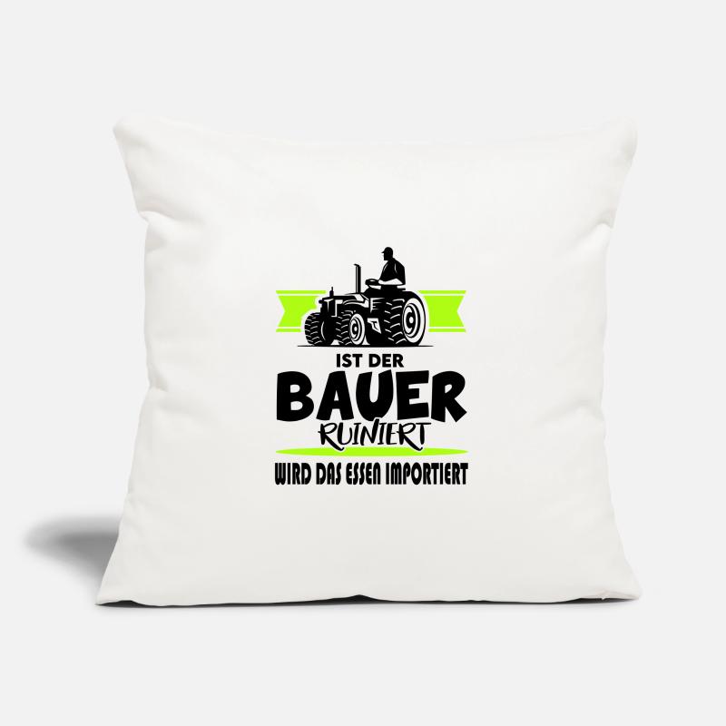 Ist der Bauer ruiniert Demostration Protest Sofakissenbezug 45 x 45 cm