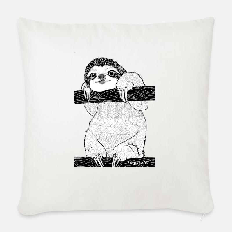 faul - Sofakissenbezug 45 x 45 cm - Naturweiß