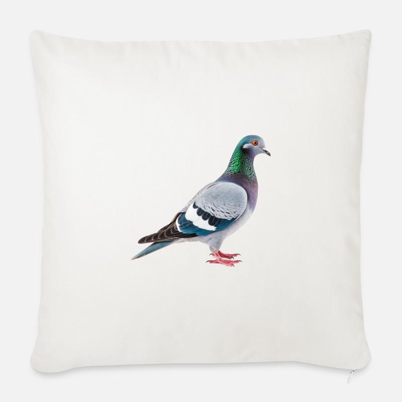 Taube - Sofakissenbezug 45 x 45 cm - Naturweiß 