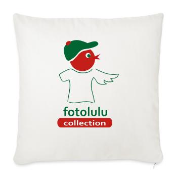 fotolulu collection - Sofakissenbezug 45 x 45 cm - Naturweiß  - Vorne