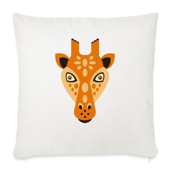 Wildtiere - Sofakissenbezug 45 x 45 cm - Naturweiß  - Vorne