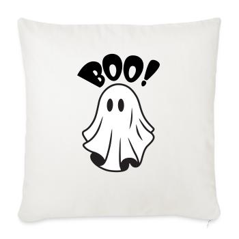 Adorable Ghost Halloween | BOO for Horror Night - Sofa pillowcase 17,3'' x 17,3'' (45 x 45 cm) - natural white - Front