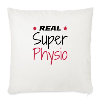 Physiotherapy Physio Krankengymnast Kiné Doctor - Sofa pillowcase 17,3'' x 17,3'' (45 x 45 cm) - natural white - Front