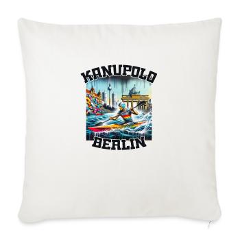 Canoe Polo Berlin Graffiti - Sofa pillowcase 17,3'' x 17,3'' (45 x 45 cm) - natural white - Front